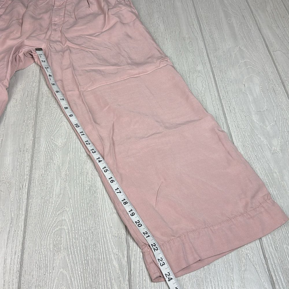 Anthropologie Blythe Paperbag Wide Leg Crop Pant is a high-rise, belted trouser - Picture 6 of 12